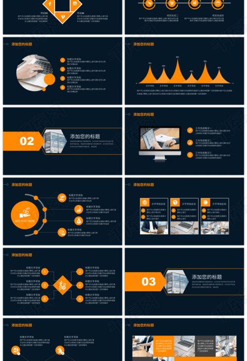 橙色商務穩重商業項目營銷策劃PPT模板免費下載指南